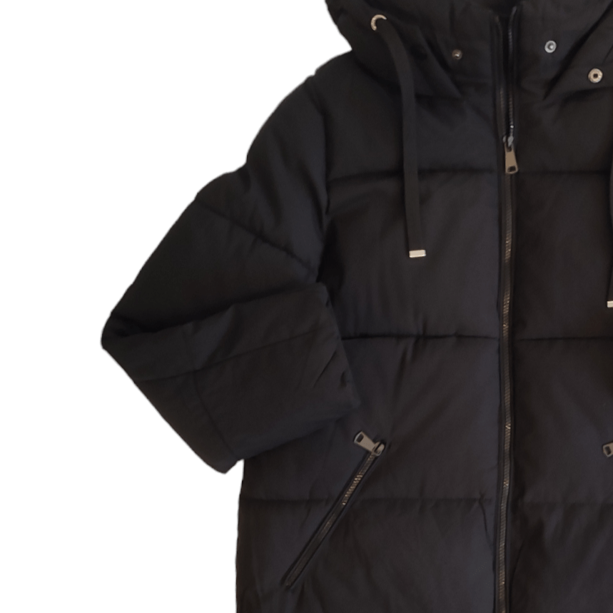 lmdi collection Abrigo Acolchado Negro Rebajas baratas