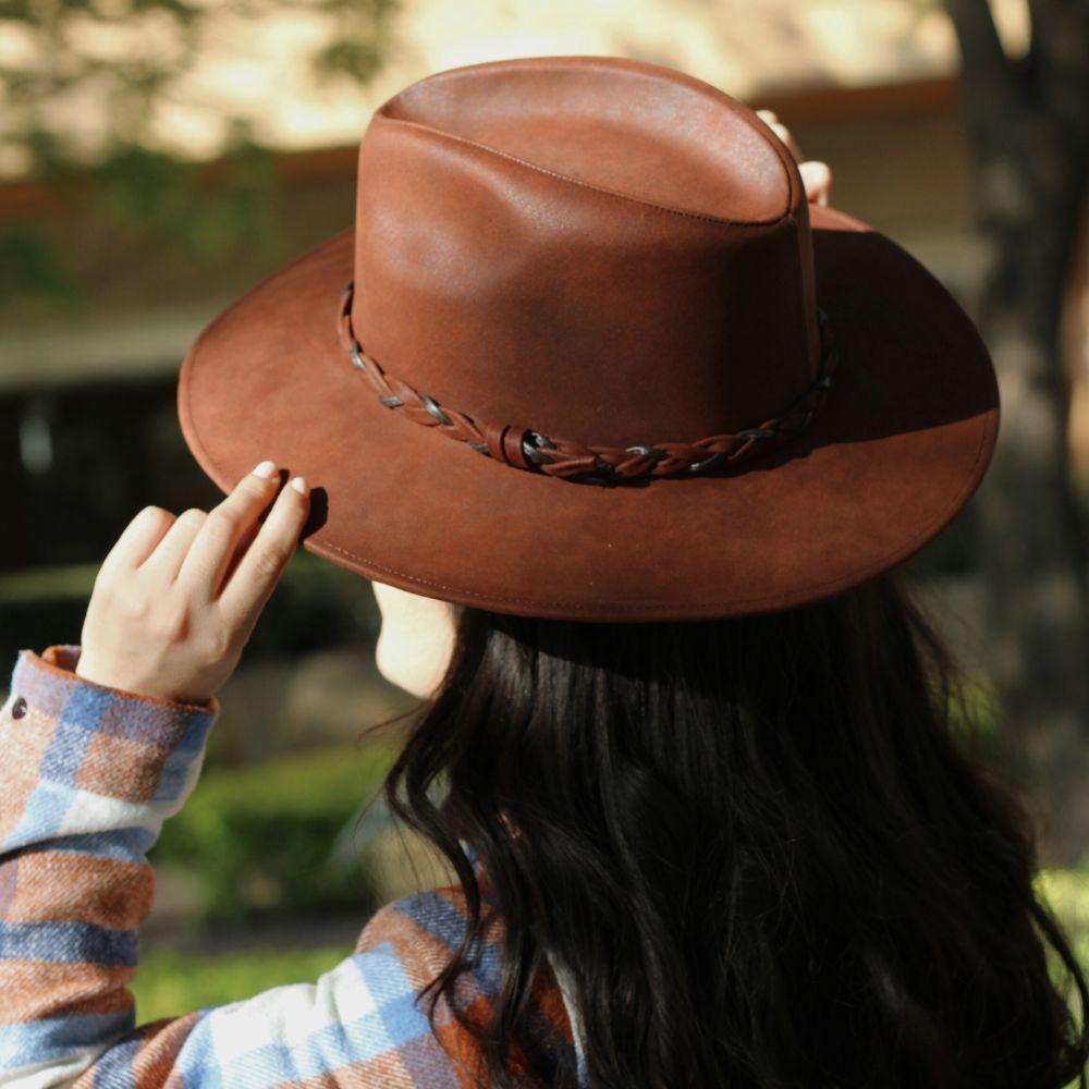 lobo solo Sombrero 100% Piel UNISEX Gran oferta