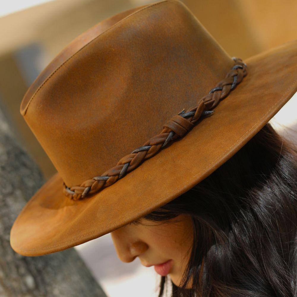 lobo solo Sombrero 100% Piel UNISEX Gran oferta
