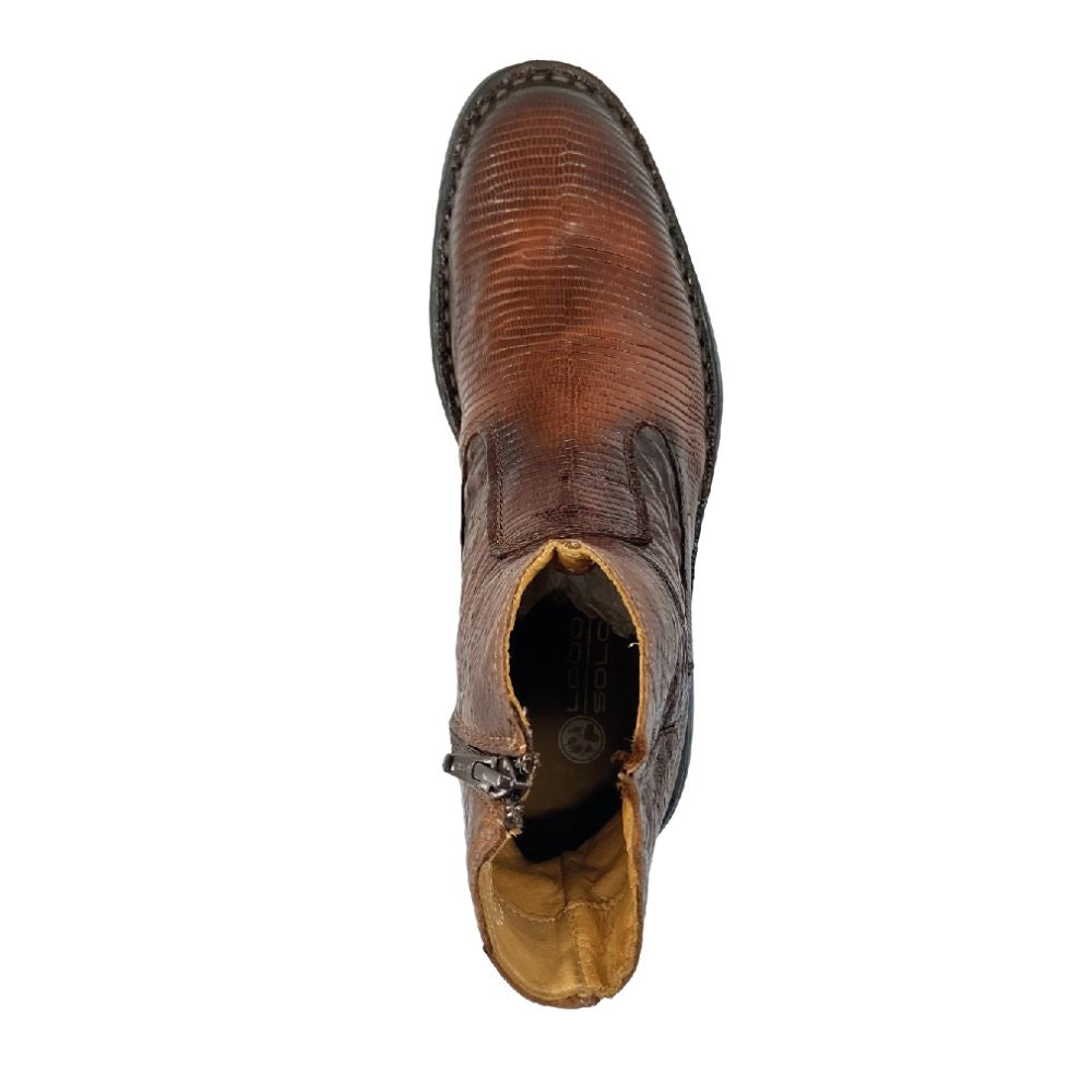 lobo solo BOTIN CABALLERO 7911XL LIZARD PECÁN Envío gratis