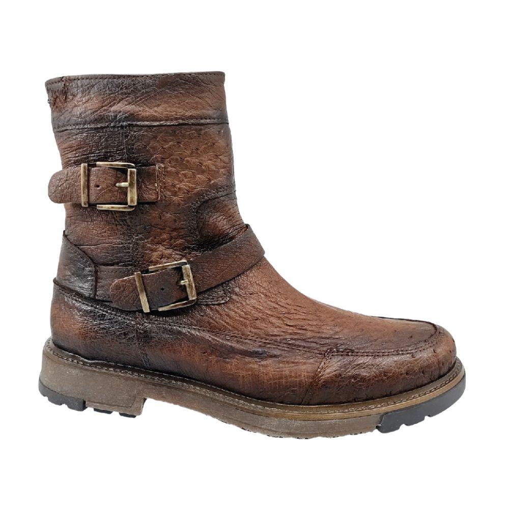 lobo solo BOTIN CABALLERO 8949AS PANZA DE AVESTRUZ TABACO Descuento por venta flash