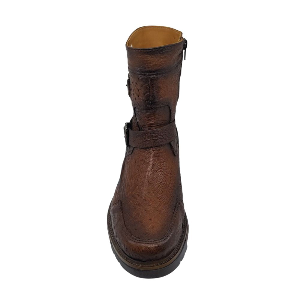 lobo solo BOTIN CABALLERO 8949AS PANZA DE AVESTRUZ TABACO Descuento por venta flash