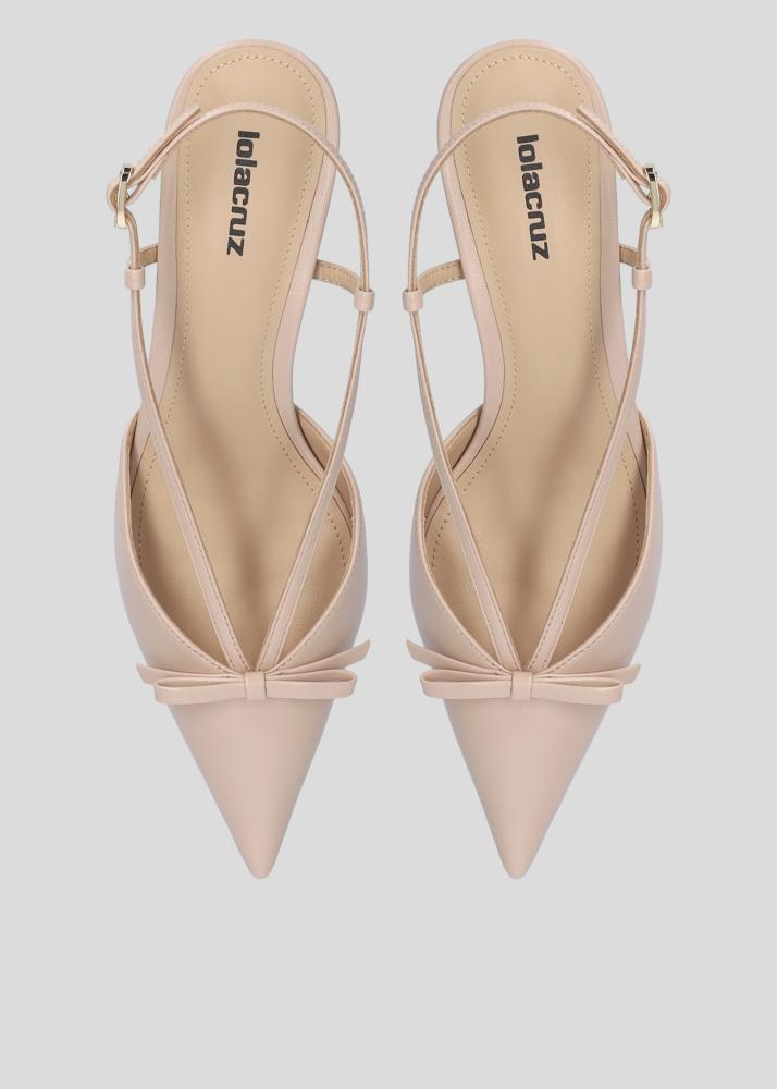 lola cruz SATINA HEEL SANDALS 55 En oferta
