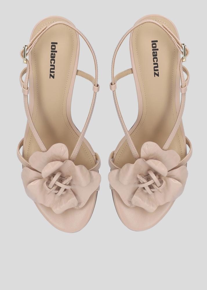 lola cruz TULIPA HEEL SANDALS 65 Outlet