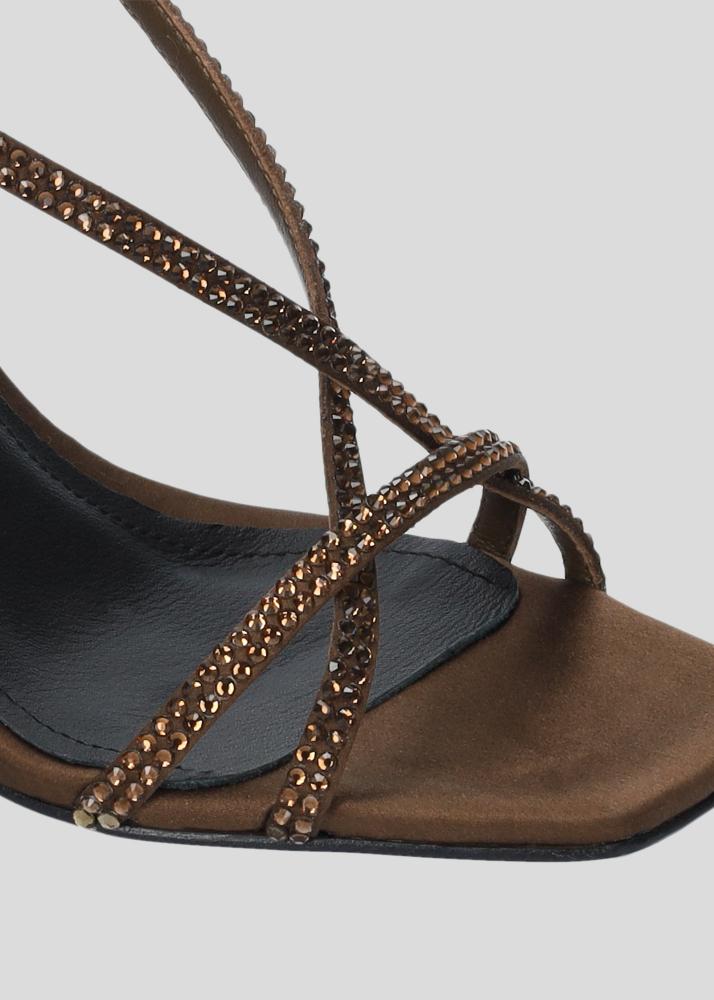 lola cruz LIBERTY HEEL SANDALS 85 Liquidación