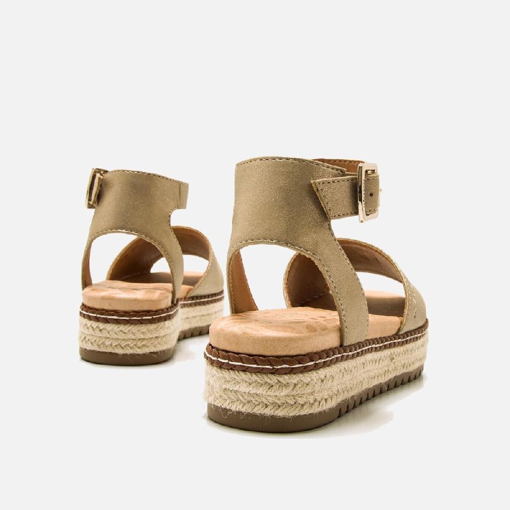 ﻿mtng Compra AMELIE oro 59627 Mujer Calzado Sandalias De CuñA Oferta especial de fábrica