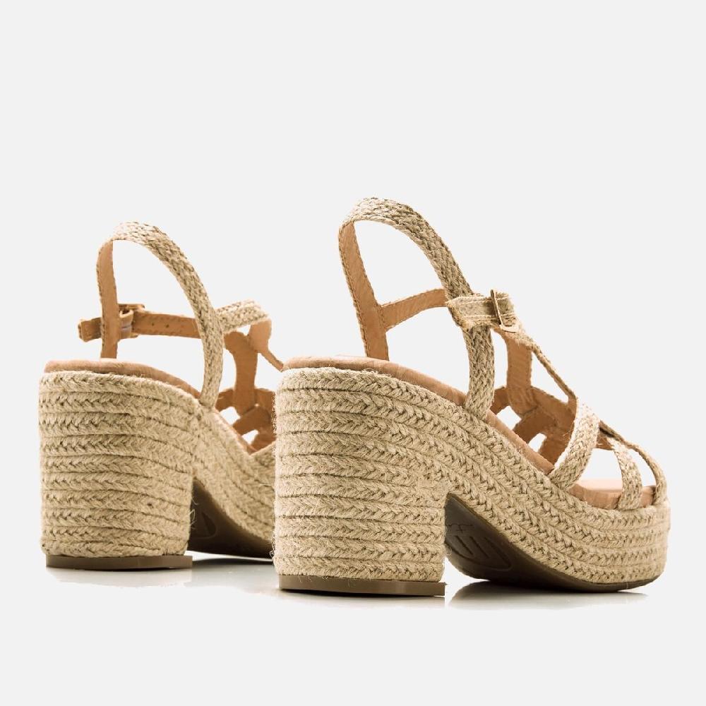 ﻿mtng Compra COURTNEY beige 60369 Mujer Calzado Sandalias De TacóN Liquidación