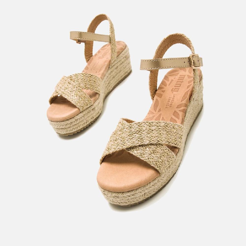 ﻿mtng Compra LITA oro 59631 Mujer Calzado Sandalias De CuñA Tienda de fábrica