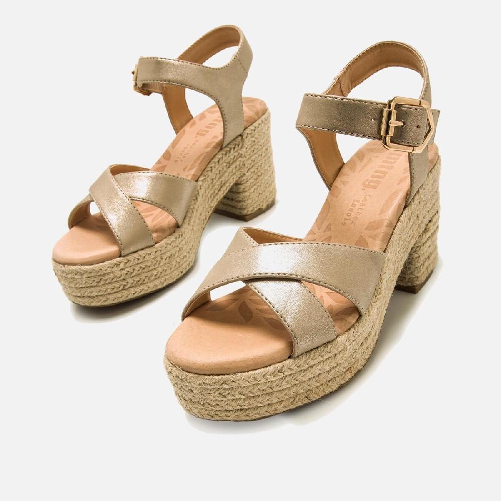﻿mtng Compra COURTNEY oro 60364 Mujer Calzado Sandalias De TacóN Oferta exclusiva