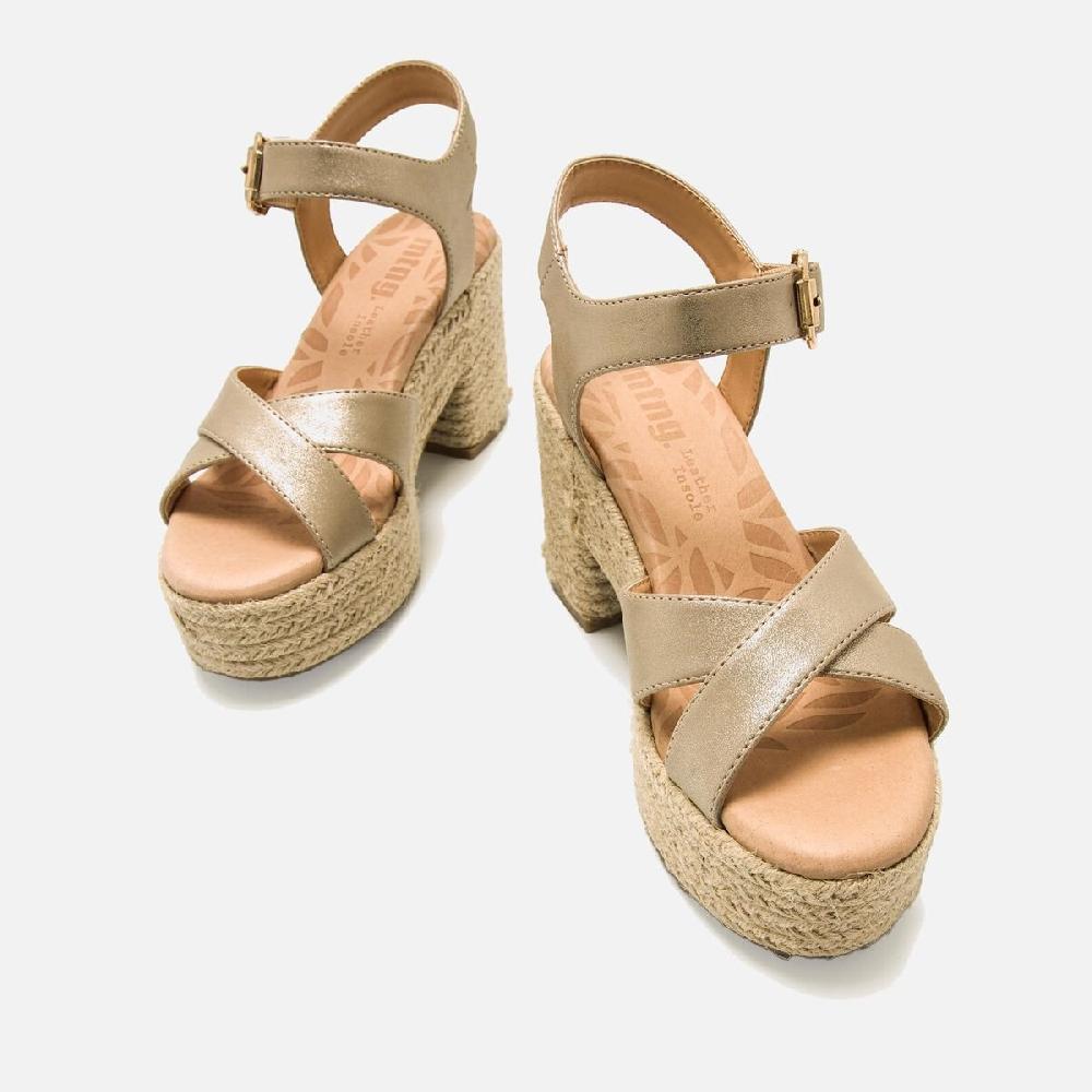 ﻿mtng Compra COURTNEY oro 60364 Mujer Calzado Sandalias De TacóN Oferta exclusiva