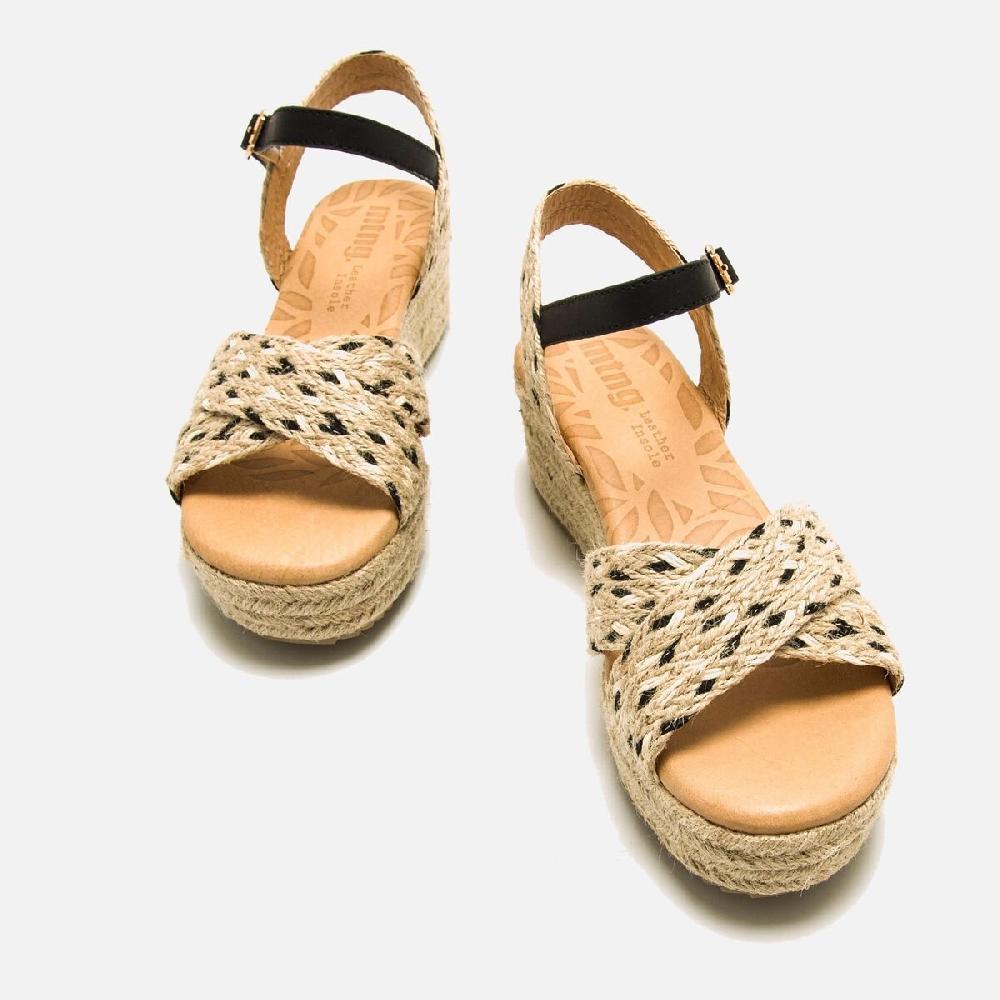 ﻿mtng Compra LITA negro 59632 Mujer Calzado Sandalias De CuñA Ofertas