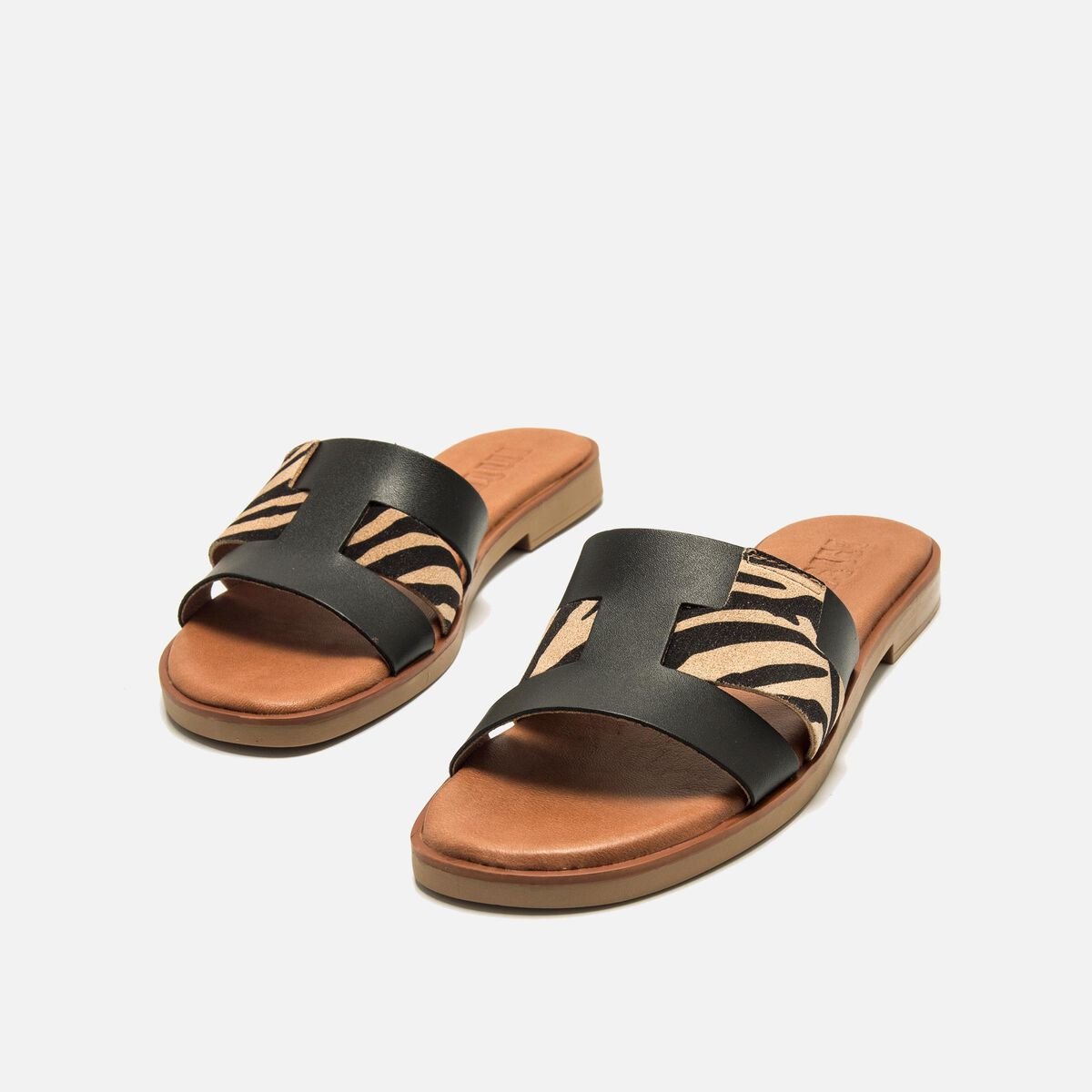 ﻿mtng Compra ALYSA negro 60312 Mujer Calzado Sandalias Planas Venta caliente