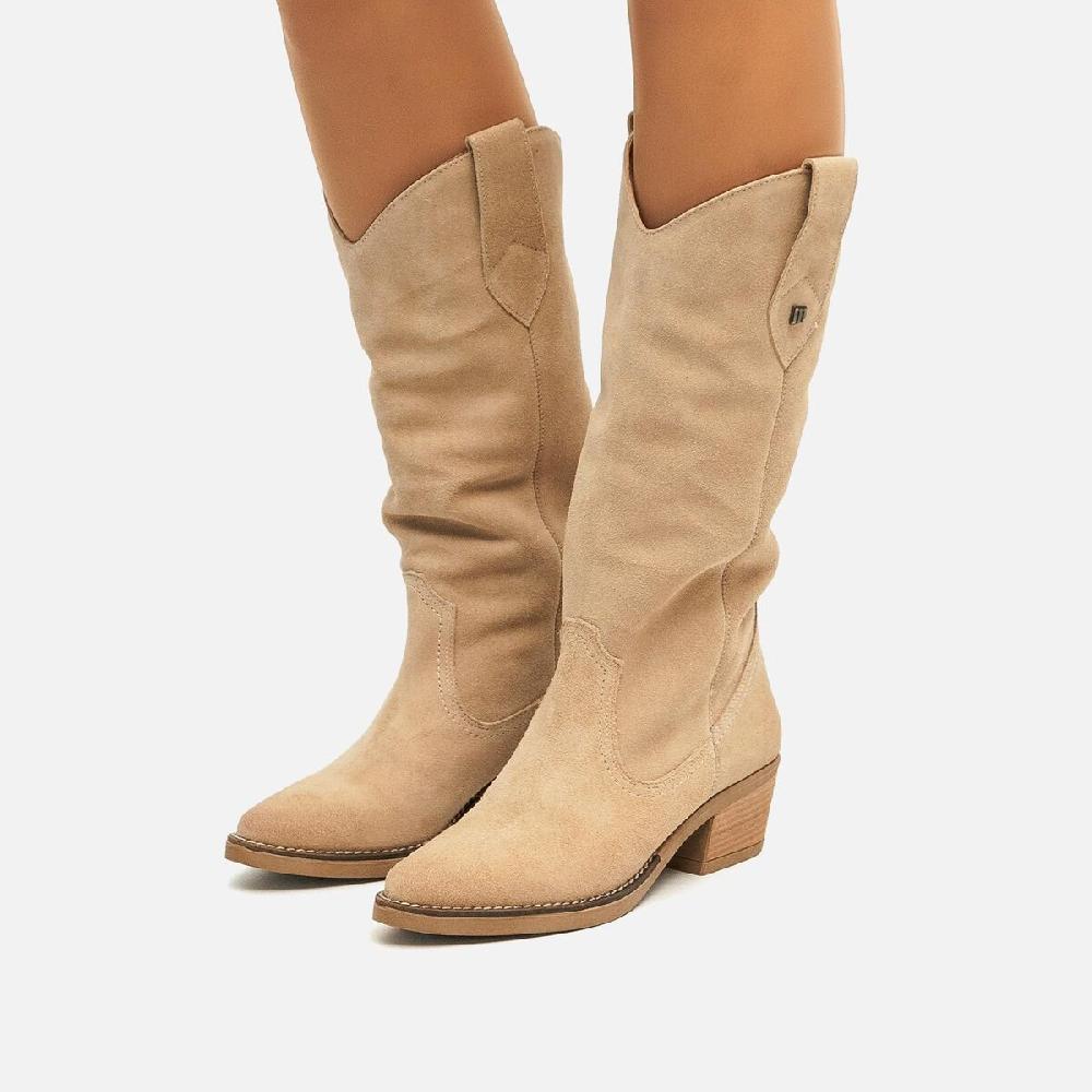﻿mtng Compra TEO beige 57422 Mujer Calzado Botas De TacóN Outlet