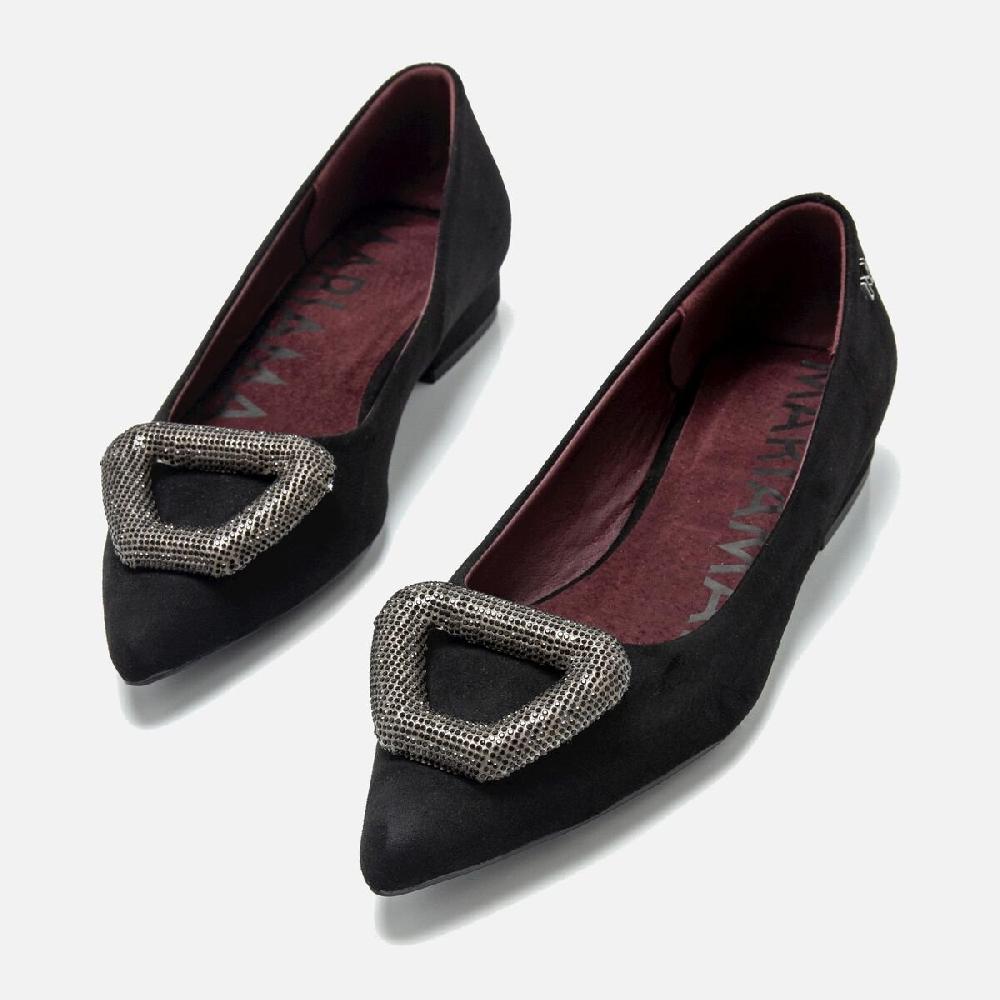 ﻿mtng Compra PLUGIA negro 57945 Mujer Calzado Zapatos Planos Liquidación