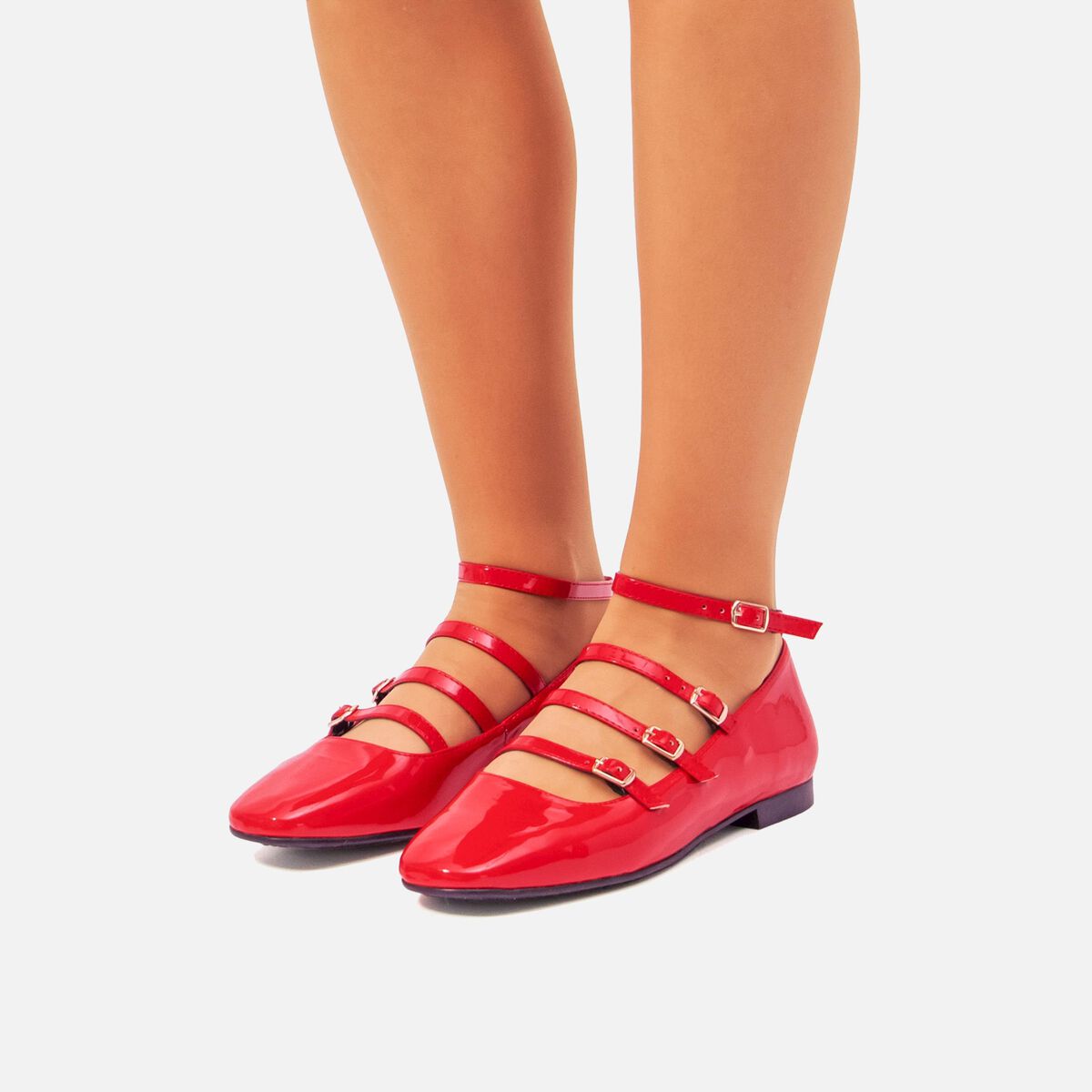 ﻿mtng Compra CAMILLE rojo 57647 Mujer Calzado Zapatos Planos Rebajas de fin de temporada