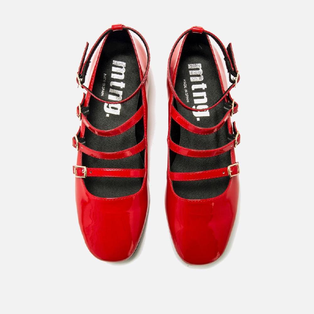 ﻿mtng Compra CAMILLE rojo 57647 Mujer Calzado Zapatos Planos Rebajas de fin de temporada