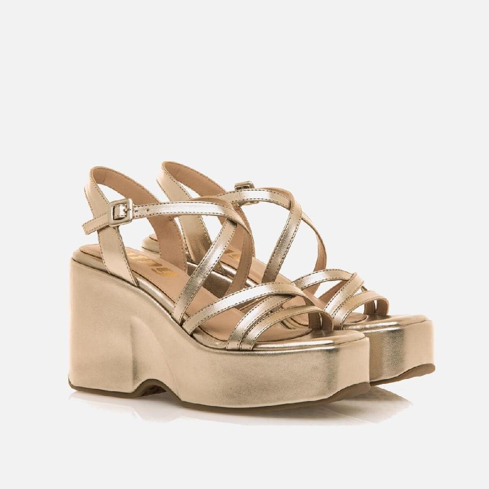 ﻿mtng Compra LIZZY oro 57011 Mujer Calzado Sandalias De CuñA Outlet