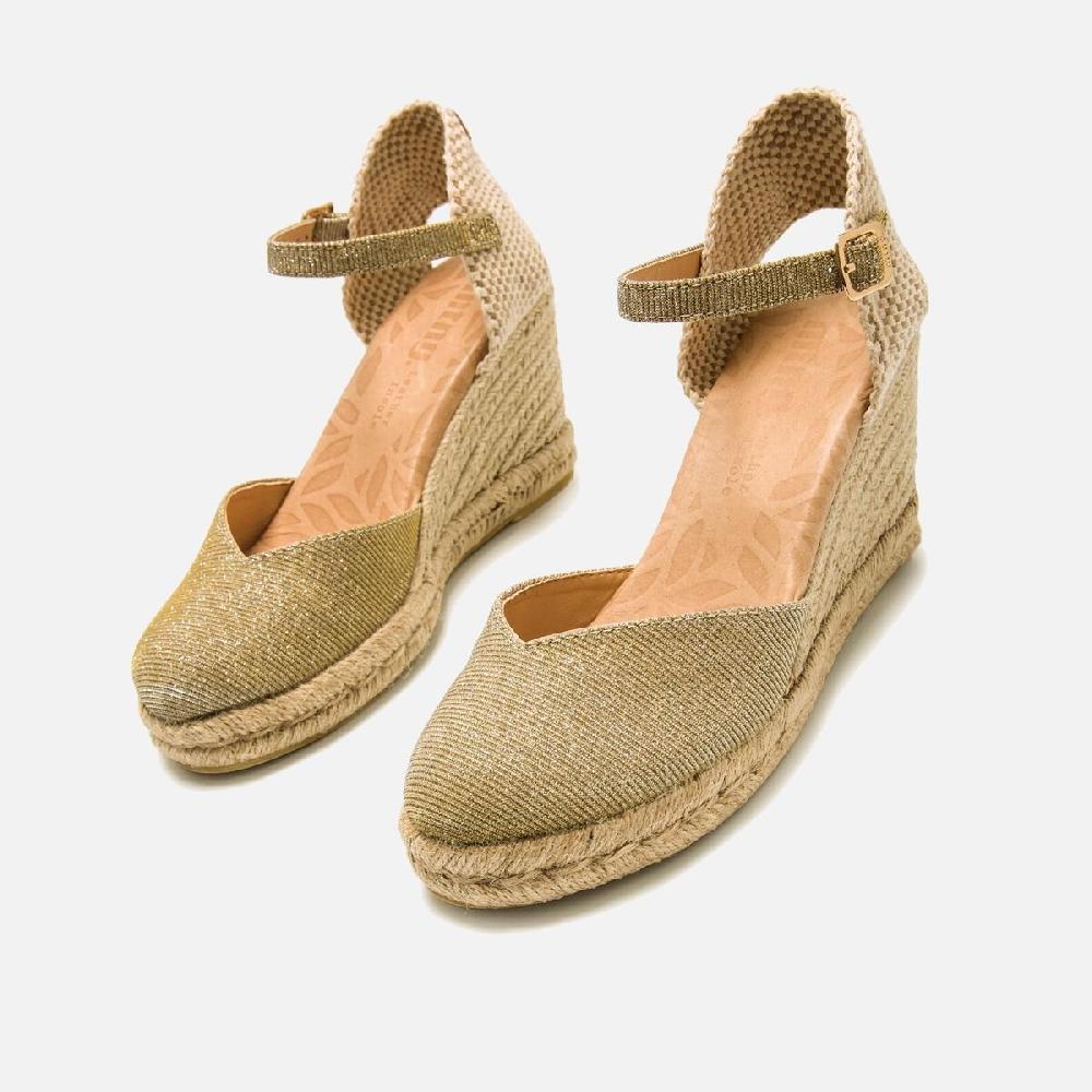 ﻿mtng Compra LOUISA oro 60254 Mujer Calzado Sandalias De CuñA Ahorra y exporta