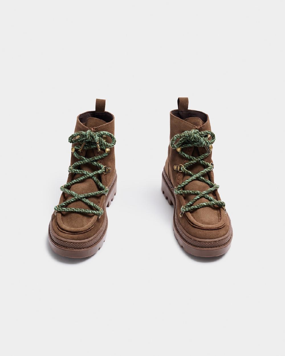naguisa KAUS MARRON-VERDE Rebajas baratas