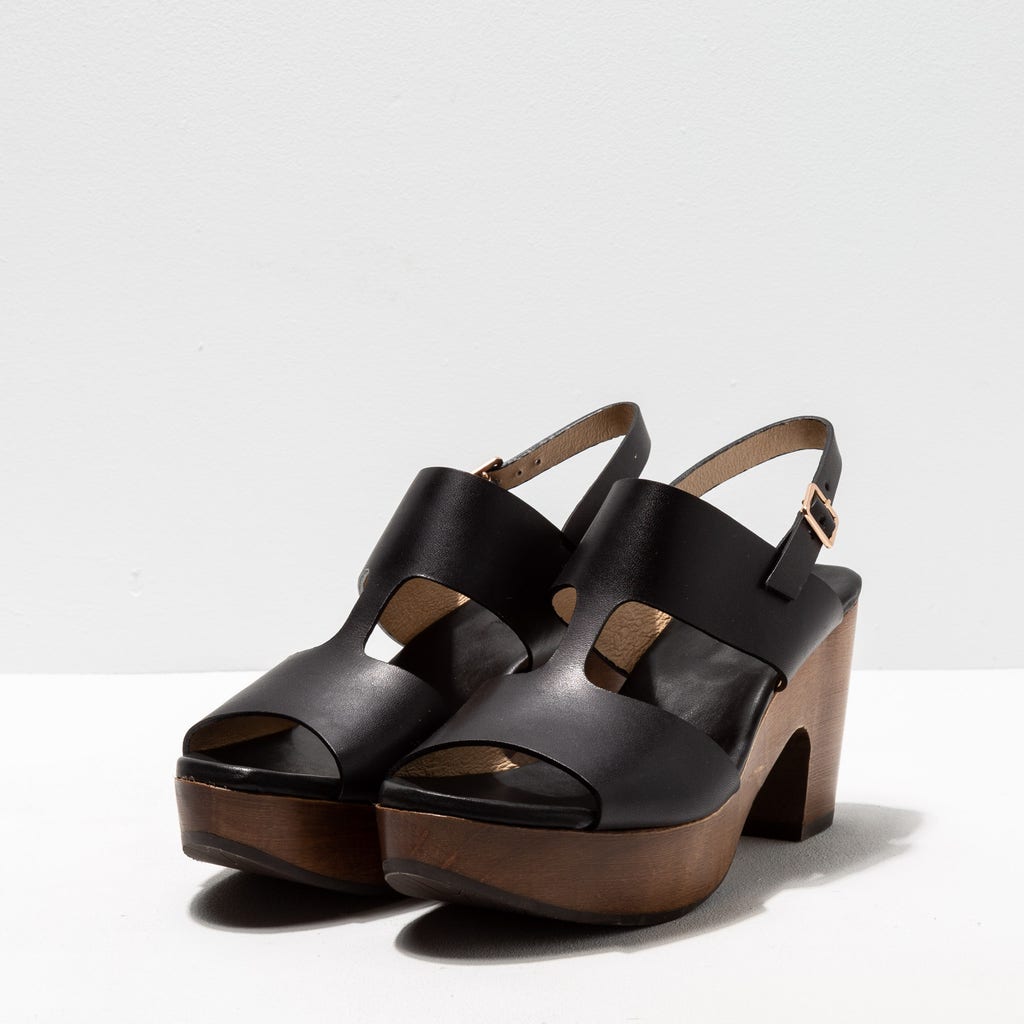 neosens S3270 RESTORED SKIN EBONY/ ST.LAURENT SANDAL Grandes ahorros
