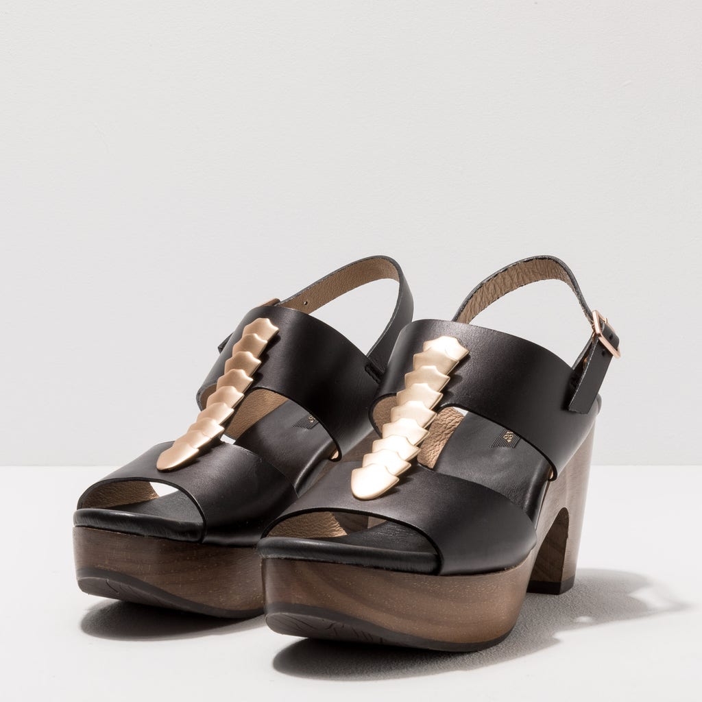 neosens S3270A RESTORED SKIN EBONY/ ST.LAURENT SANDAL Outlet