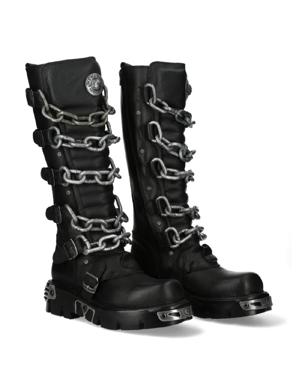new rock HIGH BOOT METALLIC M-718-C2 Tienda