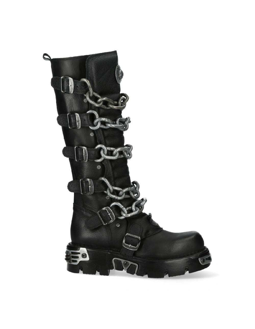 new rock HIGH BOOT METALLIC M-718-C2 Tienda