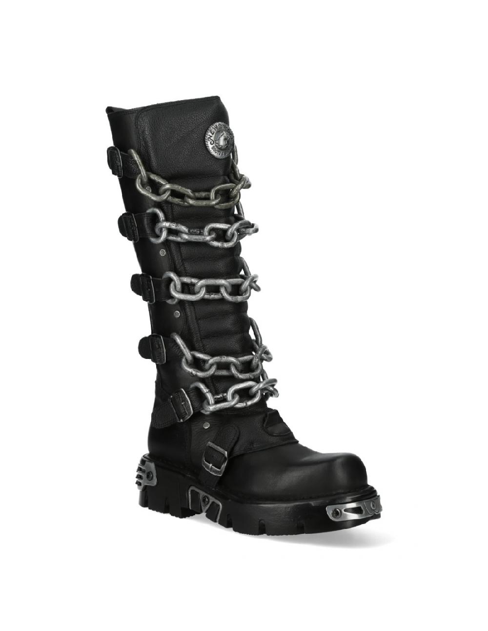 new rock HIGH BOOT METALLIC M-718-C2 Tienda