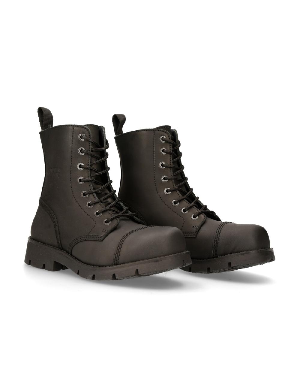 new rock ANKLE BOOT BLACK RANGER WITH LACES M-RANGER008MT-S3 Rebajas online