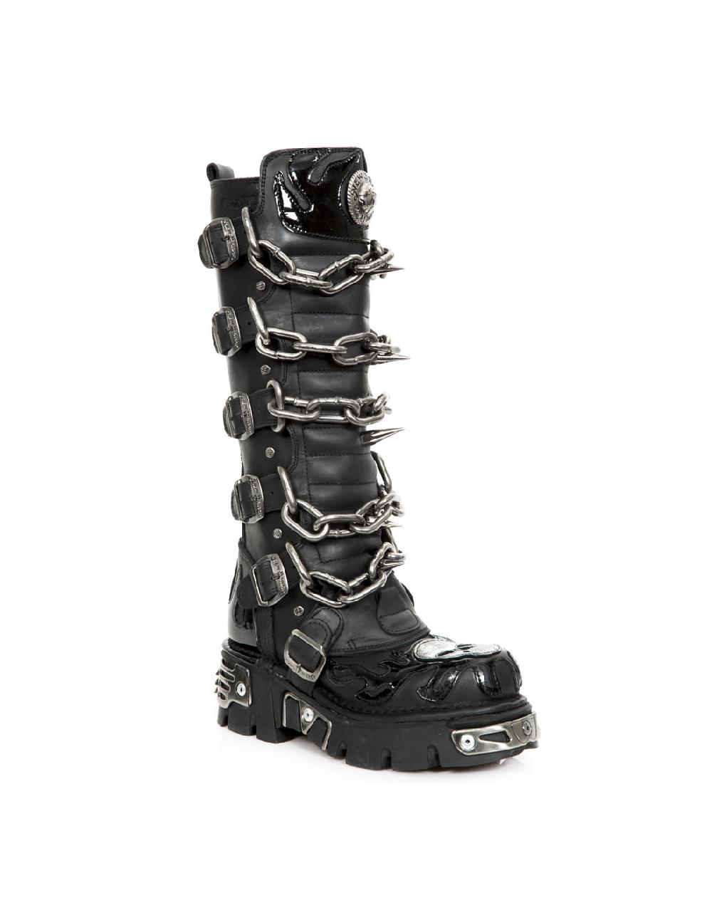 new rock HIGH BOOT METALLIC M-719-S1 Precio de fábrica