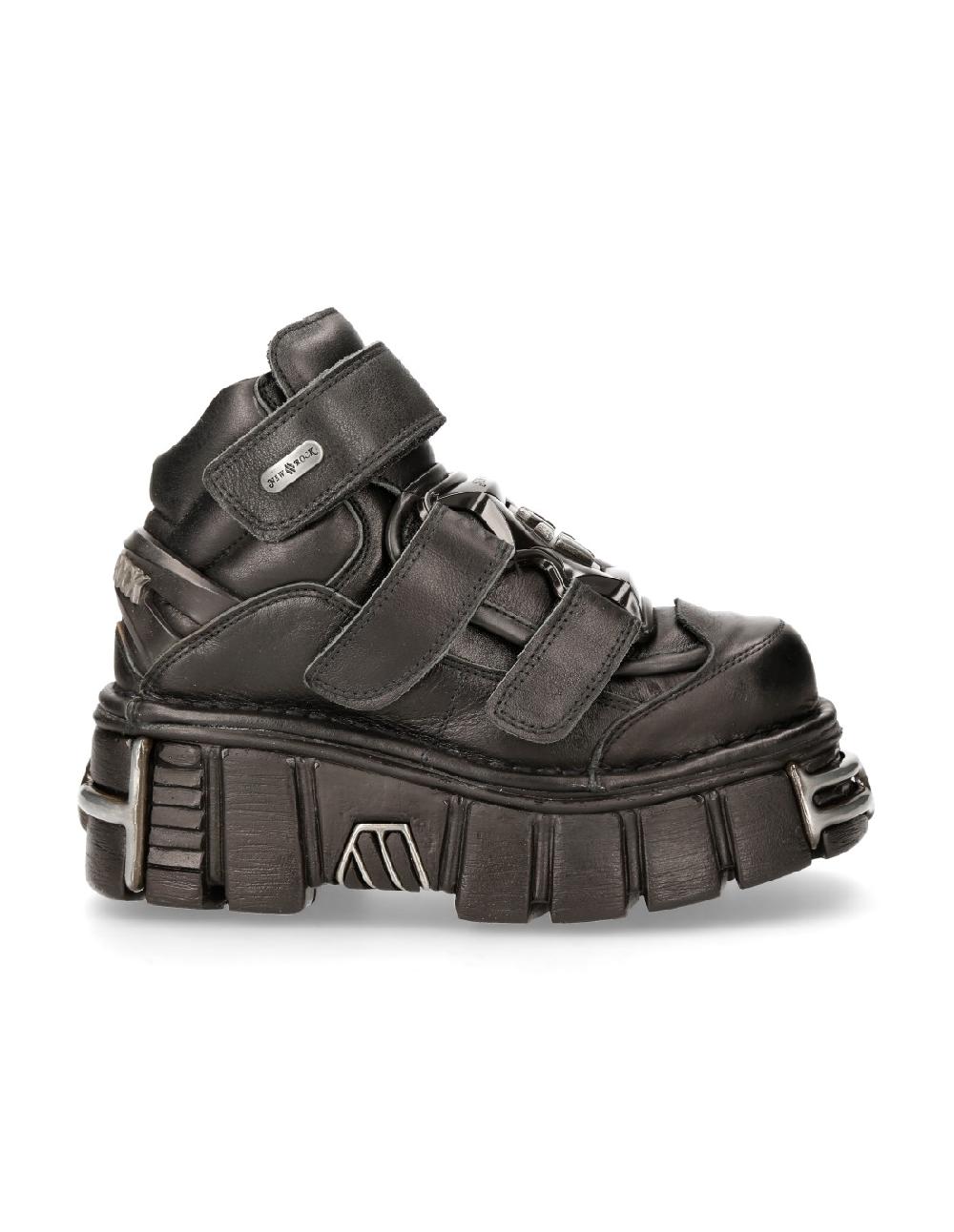 new rock ANKLE BOOT BLACK TOWER M-285-S1 En oferta