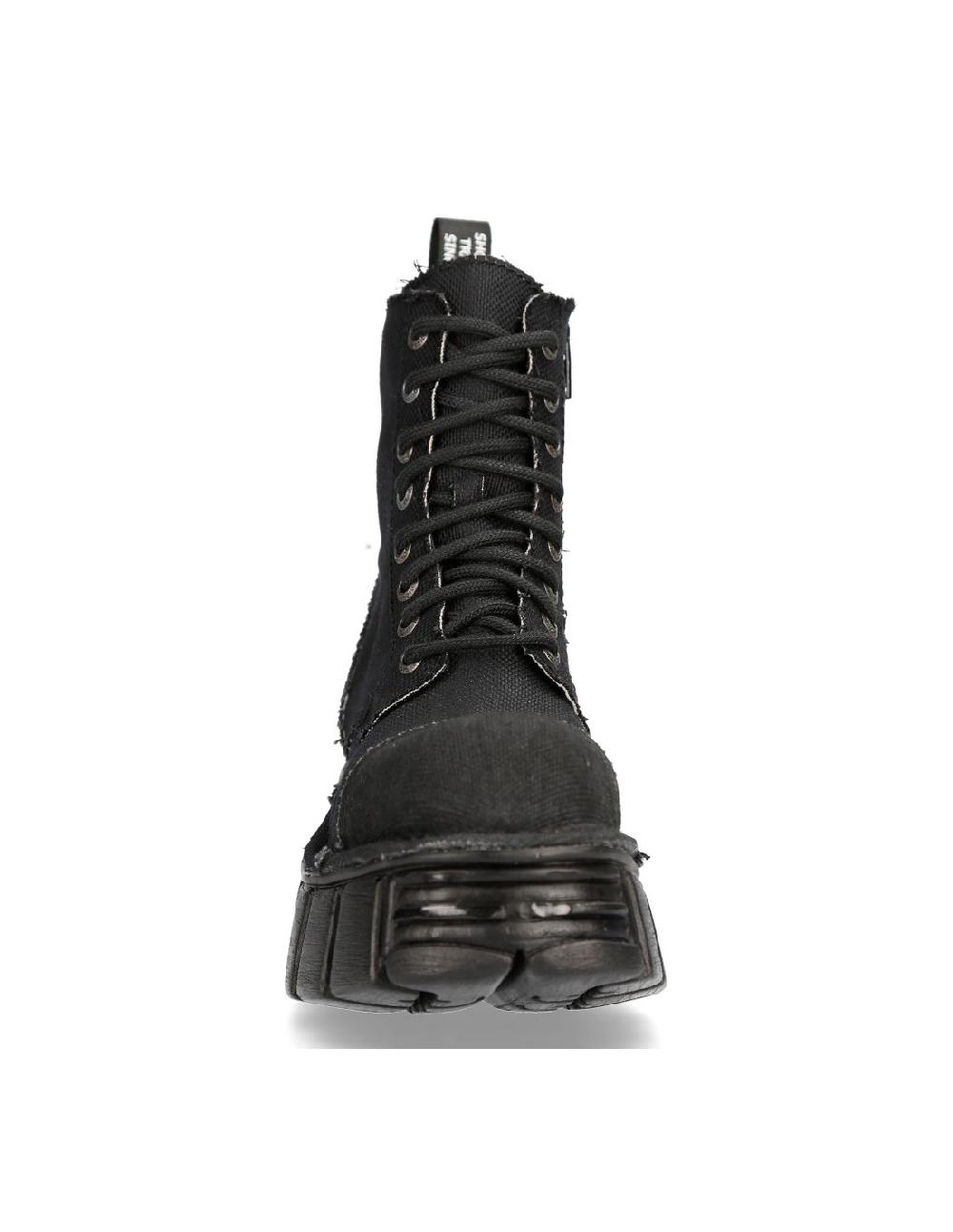 new rock BOOT BLACK TOWER M-MILI083C-RC7 Última moda