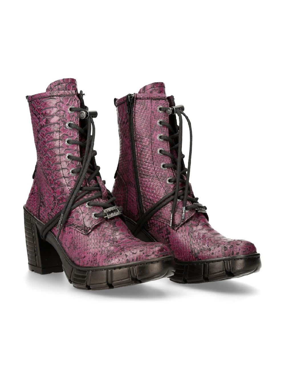 new rock ANKLE BOOT PURPLE TRAIL M-TRCASCO007-V3 Últimos 3 días