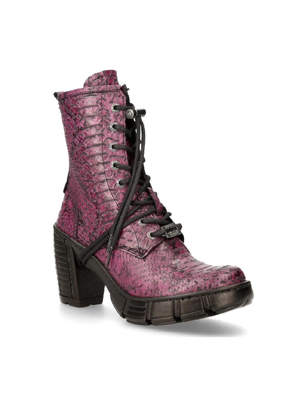 new rock ANKLE BOOT PURPLE TRAIL M-TRCASCO007-V3 Últimos 3 días