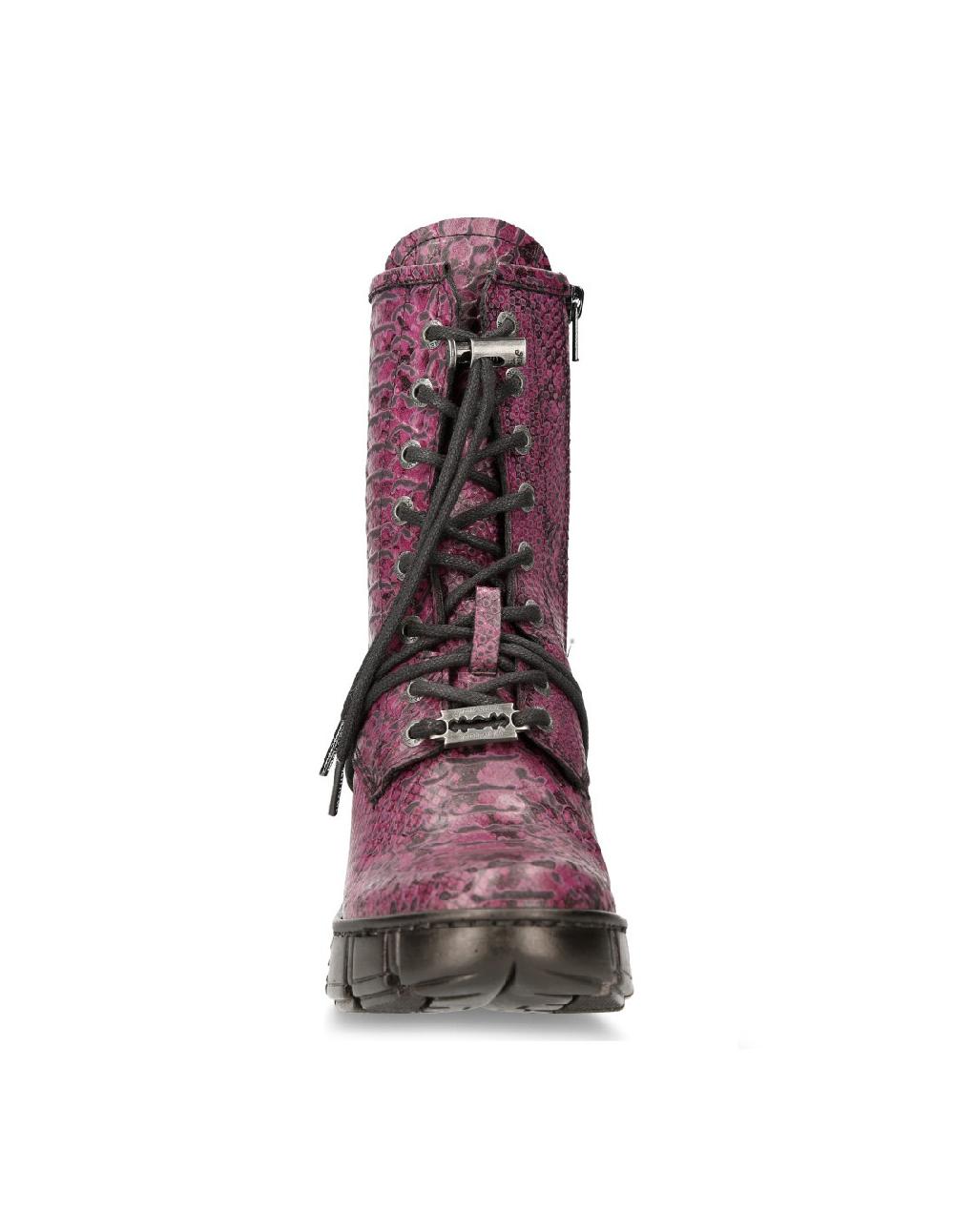 new rock ANKLE BOOT PURPLE TRAIL M-TRCASCO007-V3 Últimos 3 días