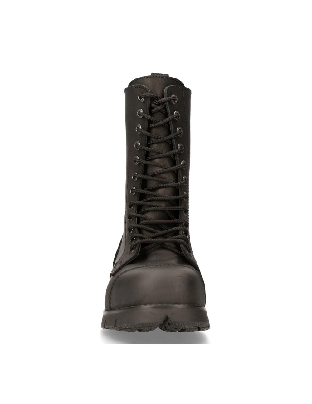 new rock BOOT BLACK RANGER WITH LACES M-RANGER112MT-S1 Últimos 2 días
