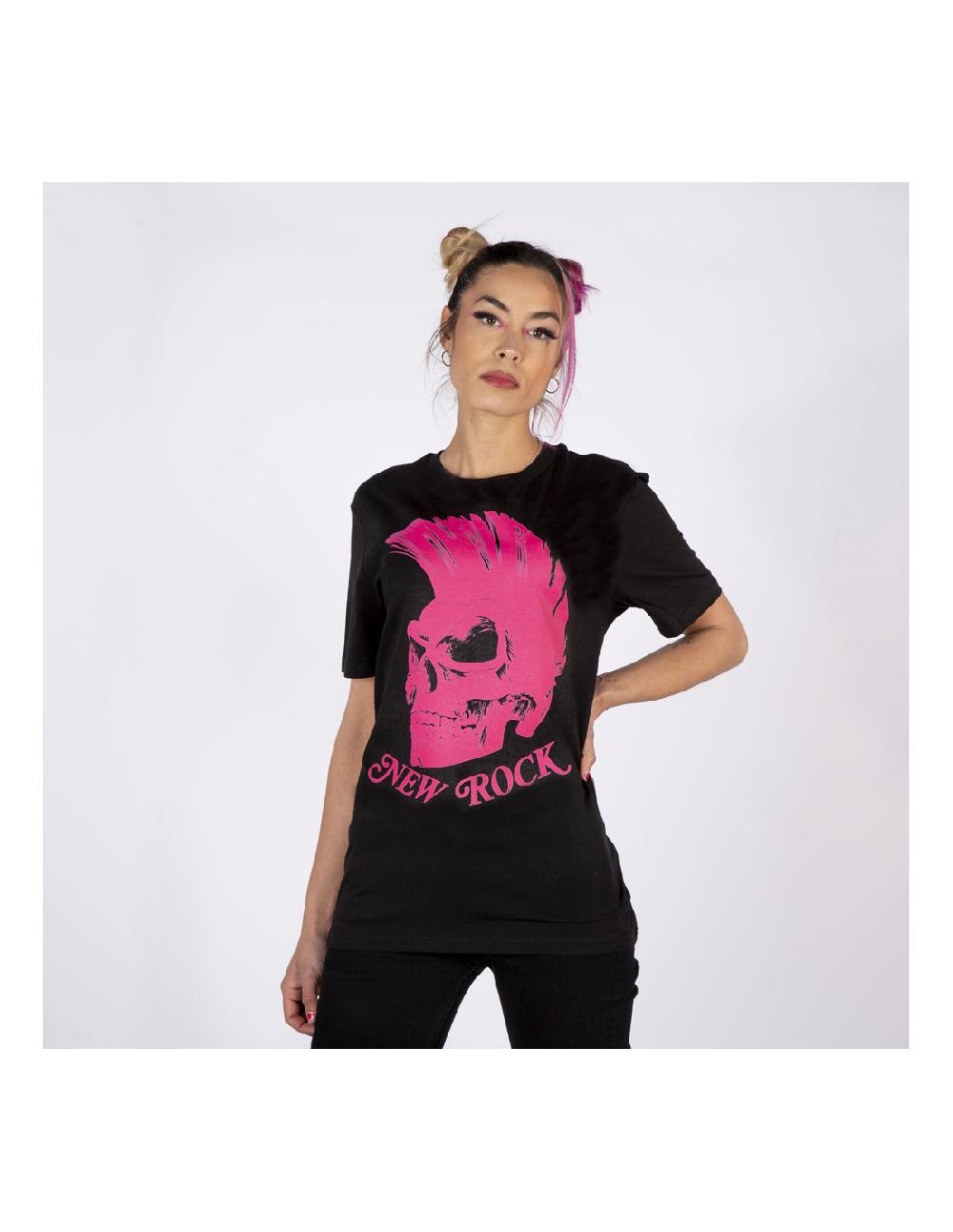 new rock BLACK W-TSHIRT6-S2 Descuento