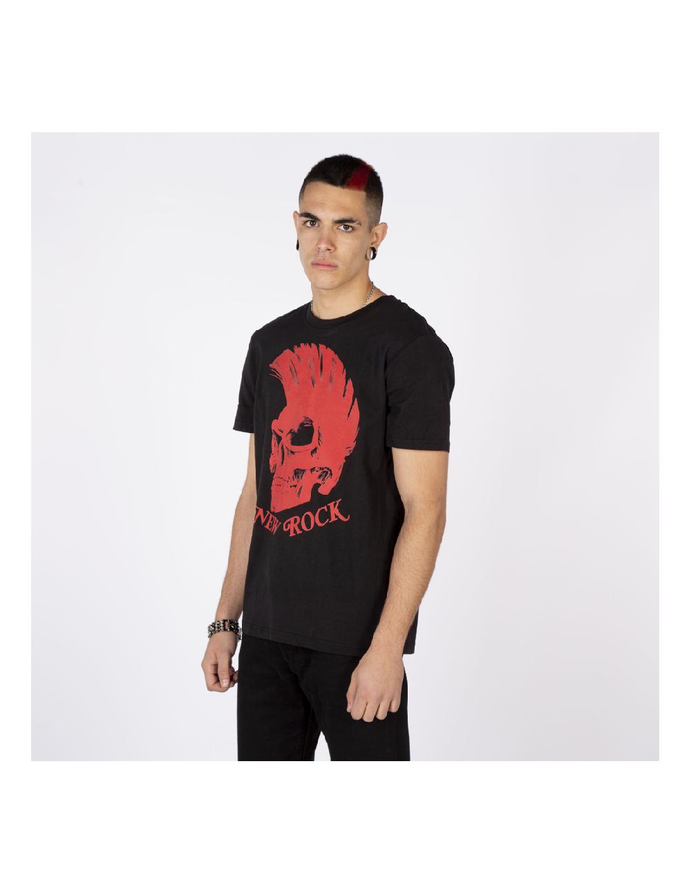 new rock BLACK W-TSHIRT6-S4 Rebajas baratas