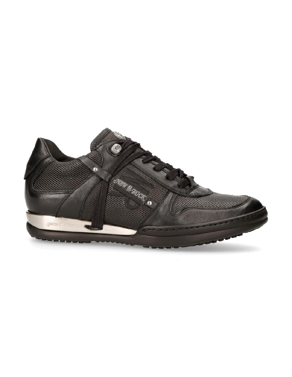 new rock BLACK HYBRID WITH LACES M-HY021-S2 Superdescuento