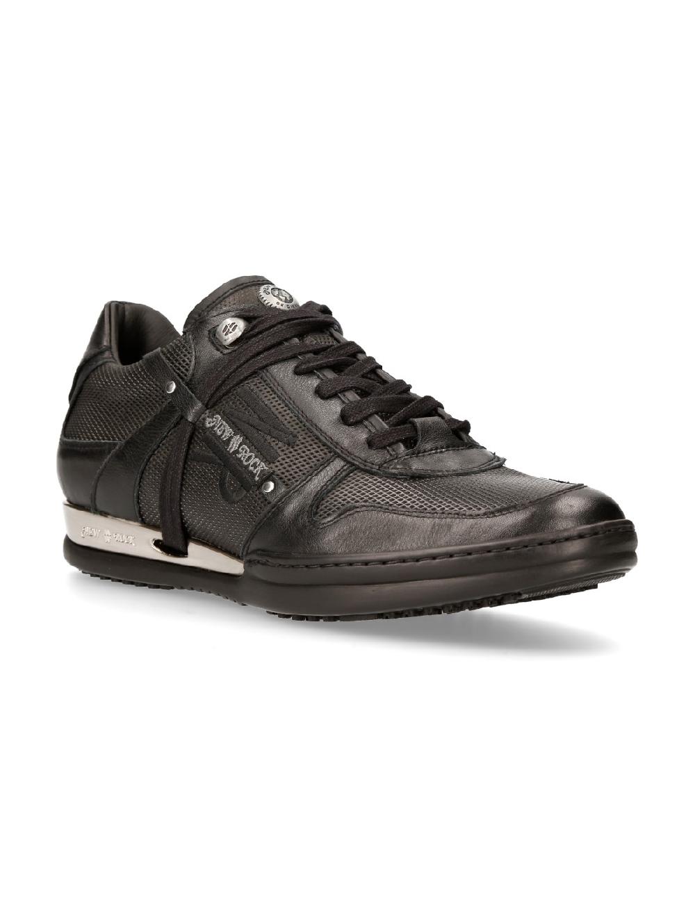 new rock BLACK HYBRID WITH LACES M-HY021-S2 Superdescuento