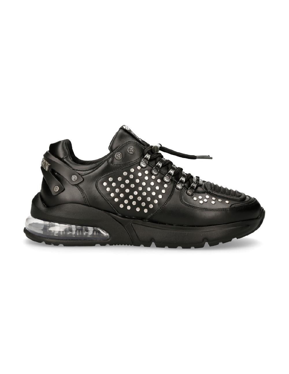 new rock SHOE BLACK EXTRALIGHT WITH LACES M-CHRONO009-S1 Grandes descuentos