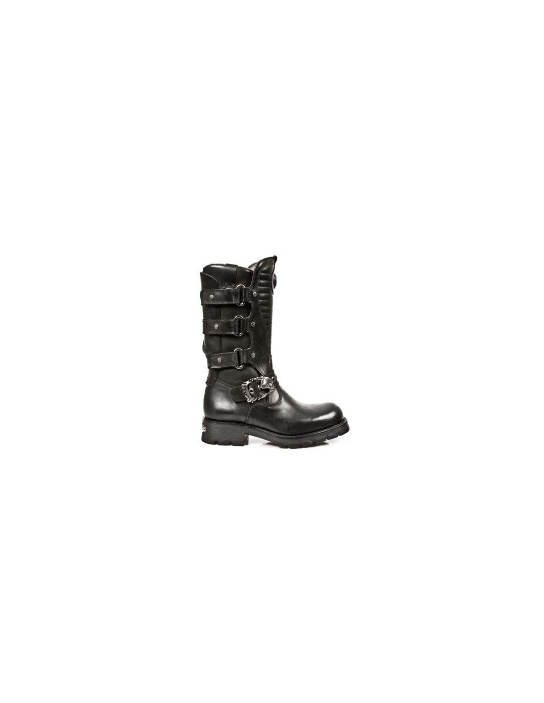 new rock BOOT BLACK MOTORCYCLE M-7604-S1 Envío internacional gratuito