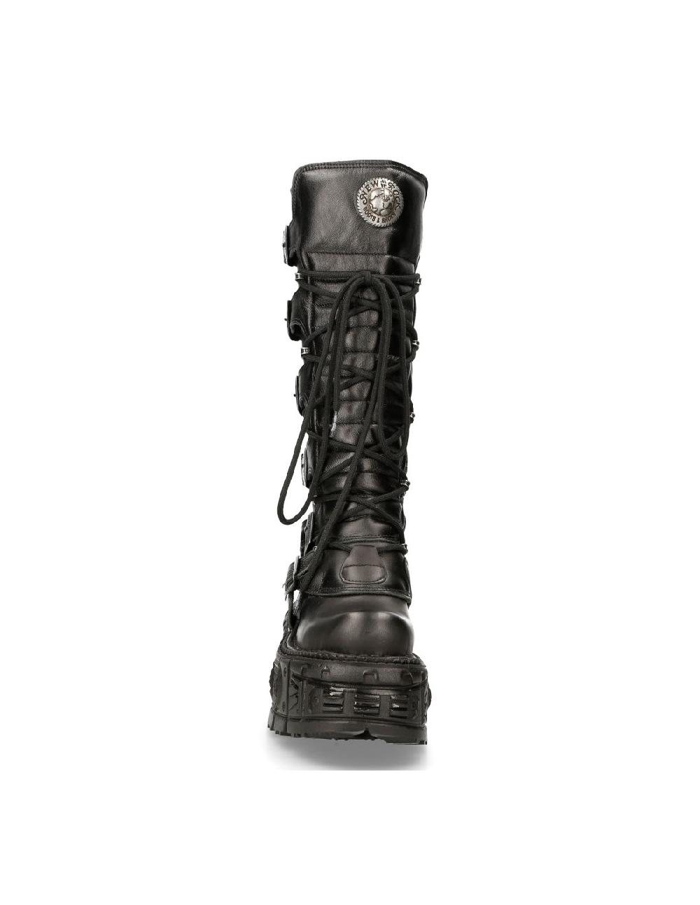 new rock HIGH BOOT BLACK IMPERFECT M-272-S3 Rebajas de fábrica