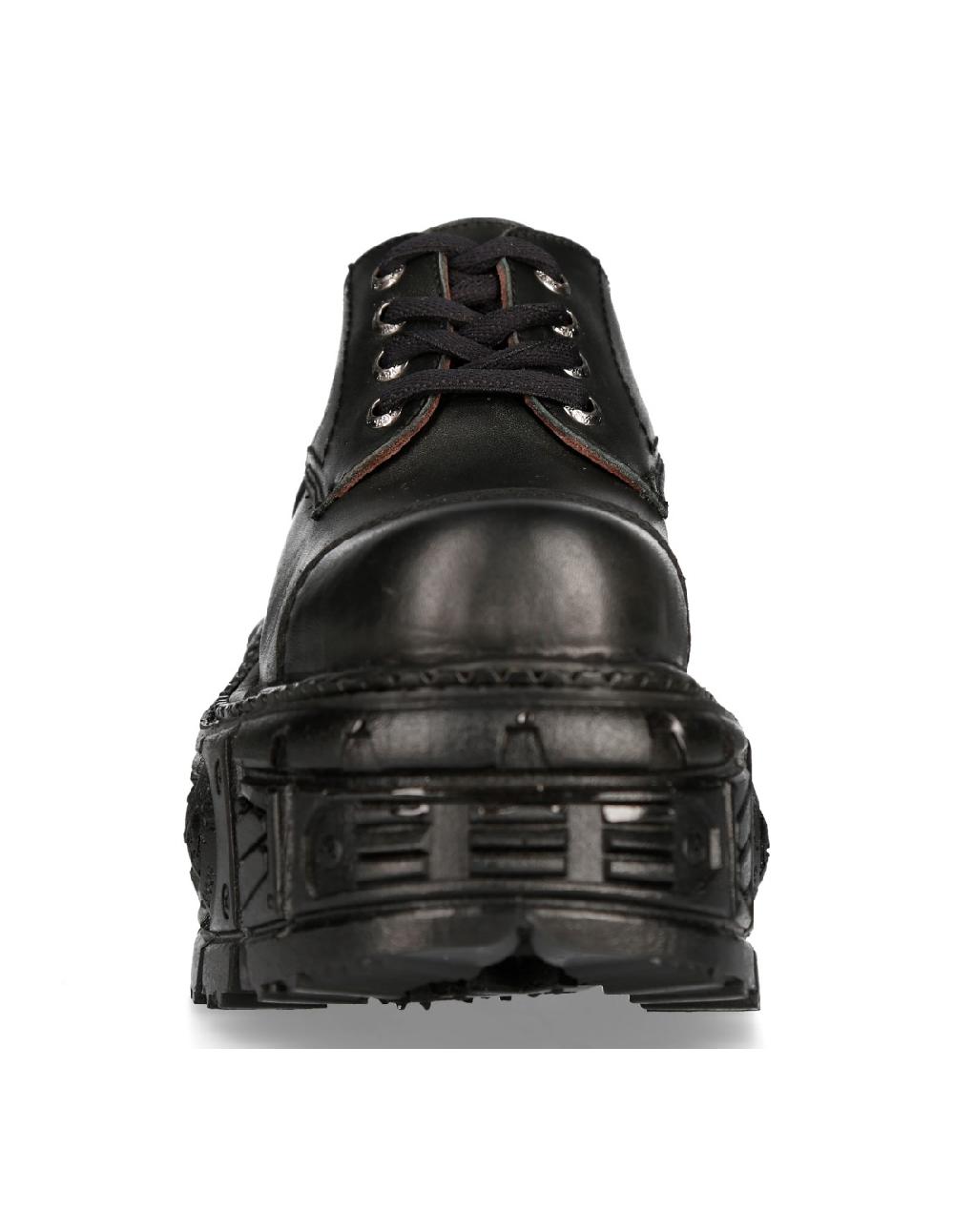 new rock SHOE BLACK IMPERFECT WITH LACES M-TANKMILI003-S1 Tienda