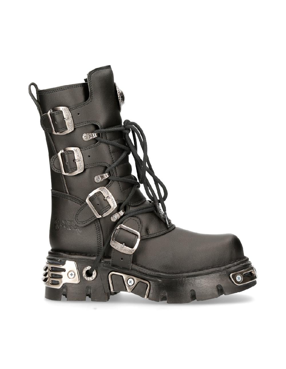 new rock M.373 VEGAN NEGRO REACTOR NEGRO TOBERAS O (TODO SINTETICO) Envío gratis