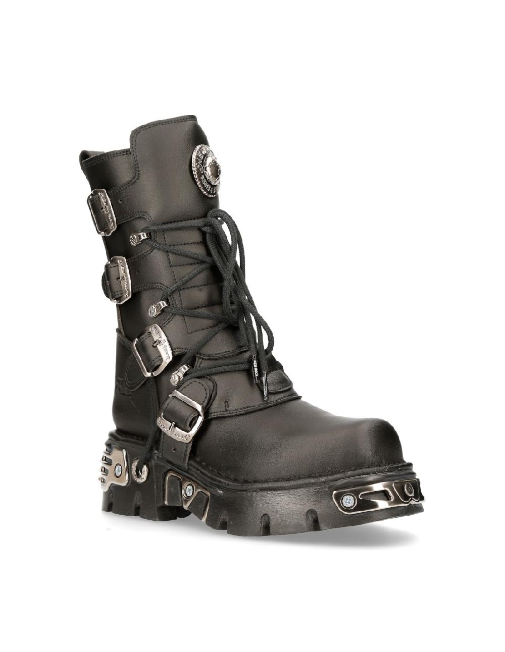 new rock M.373 VEGAN NEGRO REACTOR NEGRO TOBERAS O (TODO SINTETICO) Envío gratis