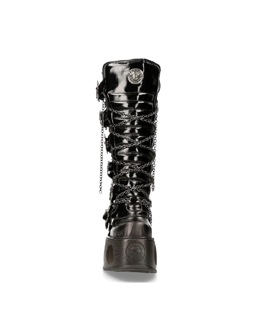new rock HIGH BOOT BLACK NEPTUNO M-314-C11 Ofertas