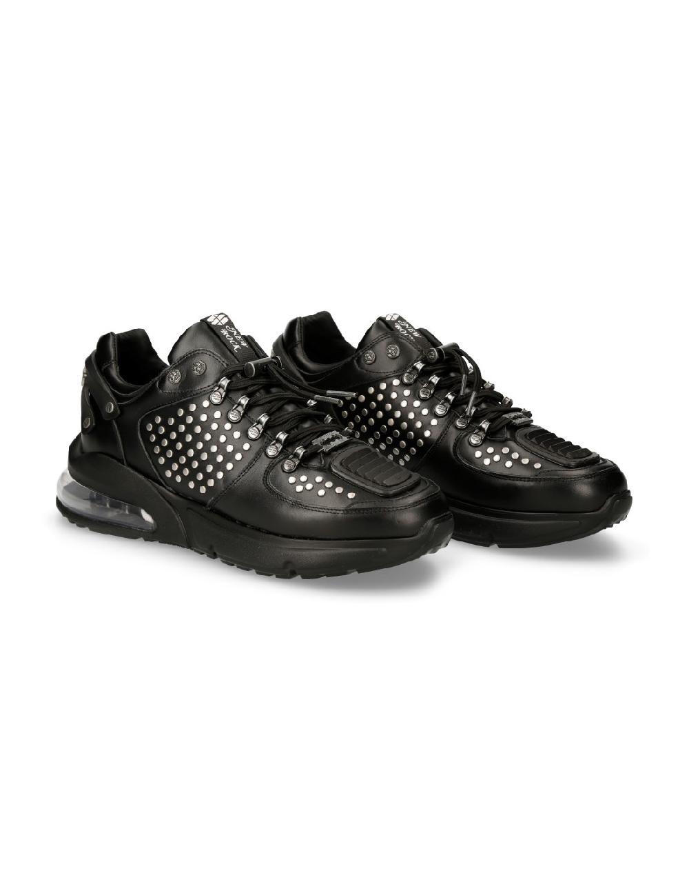 new rock SHOE BLACK EXTRALIGHT WITH LACES M-CHRONO009-S1 Descuento