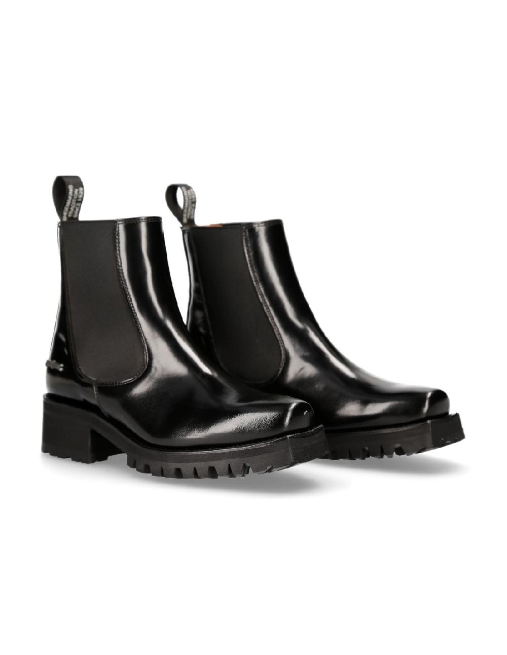 new rock ANKLE BOOT BLACK PI M-7752-C1 Rebajas top