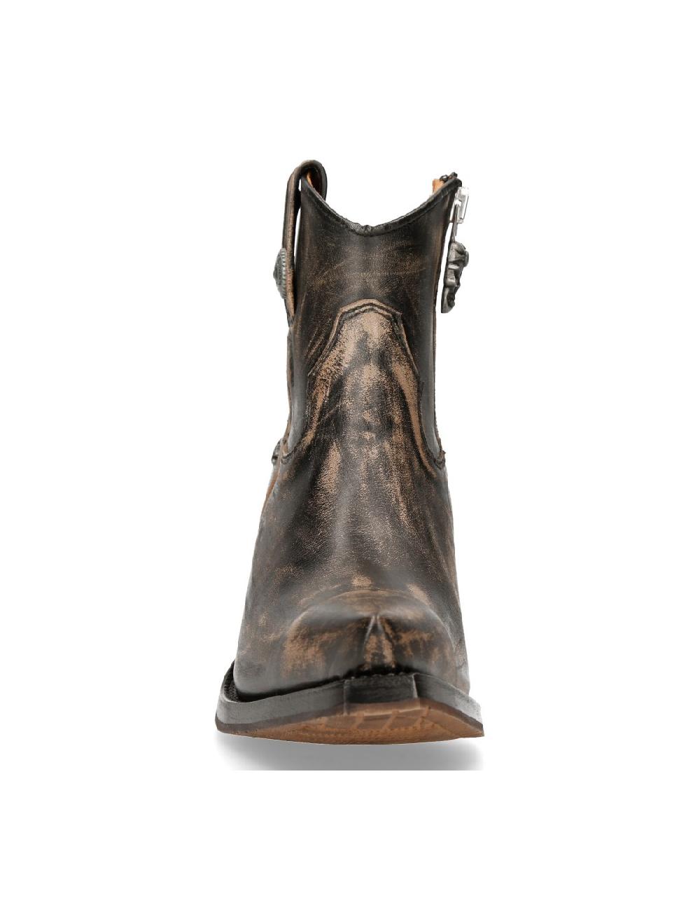 new rock ANKLE BOOT BLACK SUELA M-7729C-C12 Envío gratis